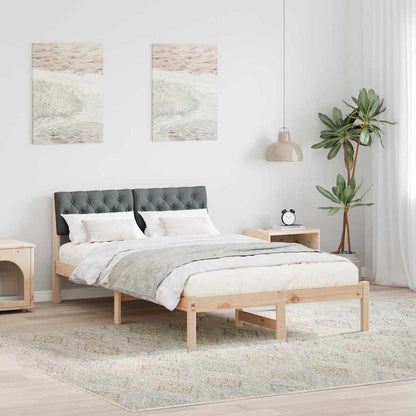 Struttura del Letto marrone e grigio scuro 120 x 190 cm | homemem39