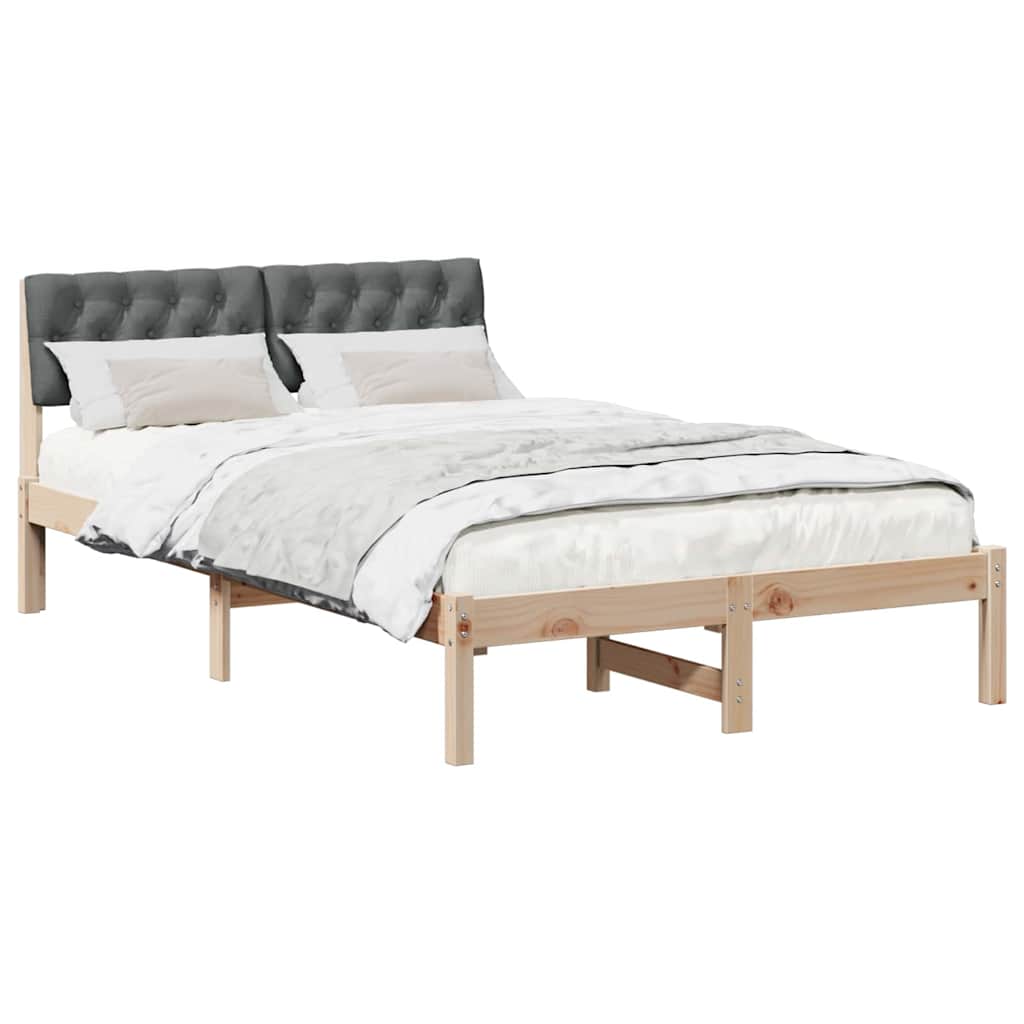 Struttura del Letto marrone e grigio scuro 120 x 190 cm | homemem39