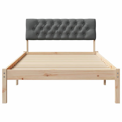 Struttura del Letto marrone e grigio scuro 100 x 200 cm | homemem39