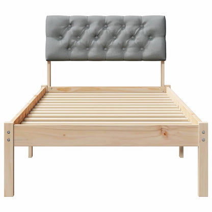 Struttura del Letto Marrone e grigio chiaro 80 x 200 cm | homemem39