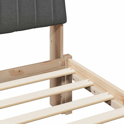 Struttura del letto Marrone 120 x 200 cm Pino massello