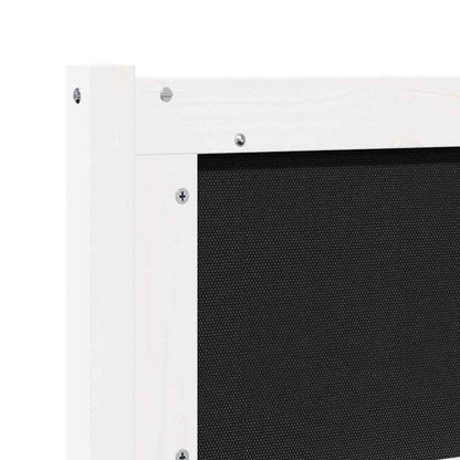 Testiera Altro Bianco 200 cm Legno di pino massello