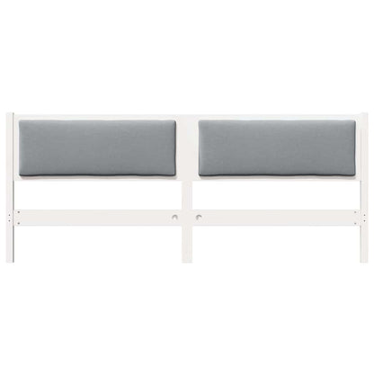 Testiera Altro Bianco 180 cm Legno di pino massello