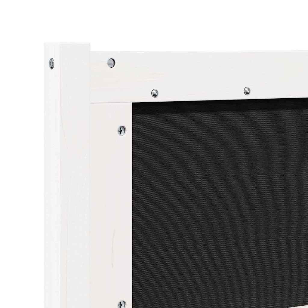 Testiera Altro Bianco 135 cm Legno di pino massello