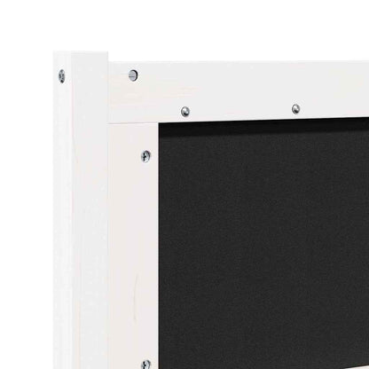 Testiera Altro Bianco 135 cm Legno di pino massello