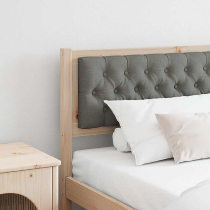 Testiera marrone e grigio scuro 200 cm Legno di pino massello