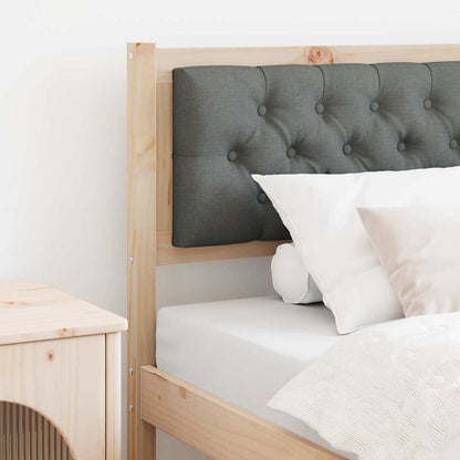 Testiera marrone e grigio scuro 90 cm Legno di pino massello