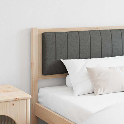 Testiera imbottita con testiera Marrone 200 cm Pino massello