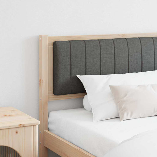 Testiera imbottita con testiera Marrone 200 cm Pino massello