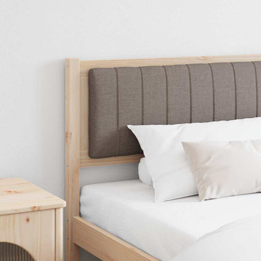 Testiera imbottita con testiera Marrone 200 cm Pino massello