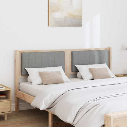 Testiera imbottita con testiera Marrone 150 cm Pino massello