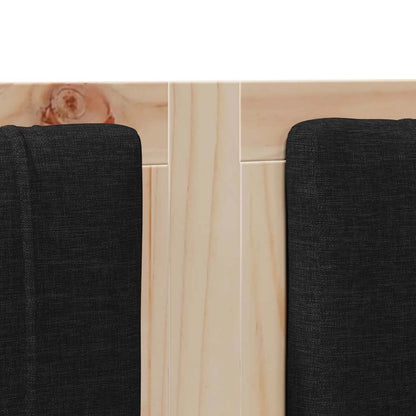 Testiera imbottita con testiera Marrone 150 cm Pino massello