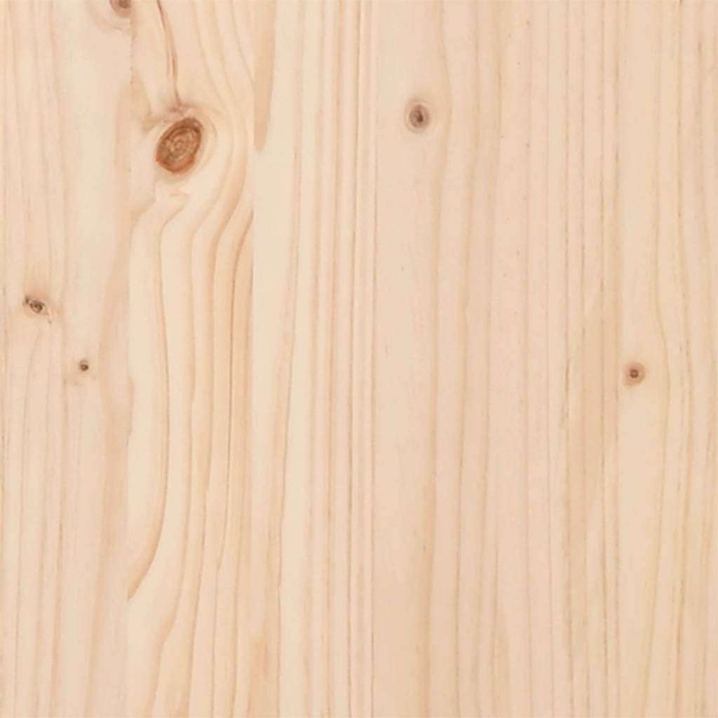 Testiera imbottita con testiera Marrone 150 cm Pino massello