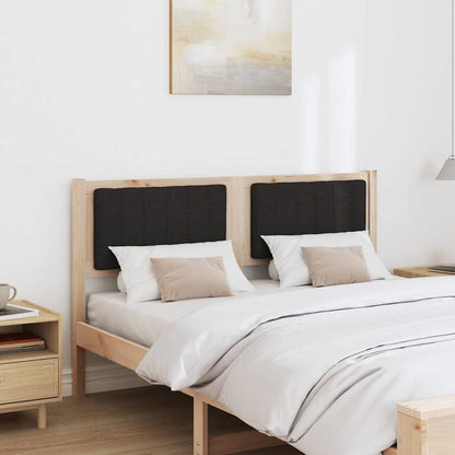 Testiera imbottita con testiera Marrone 135 cm Pino massello