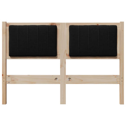 Testiera imbottita con testiera Marrone 120 cm Pino massello