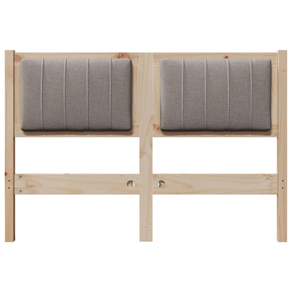 Testiera imbottita con testiera Marrone 120 cm Pino massello