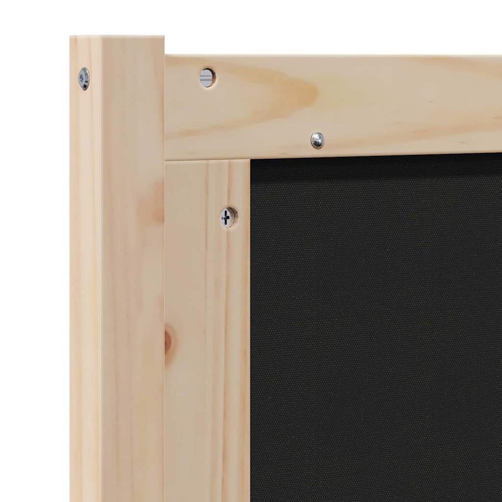 Testiera imbottita con testiera Marrone 100 cm Pino massello