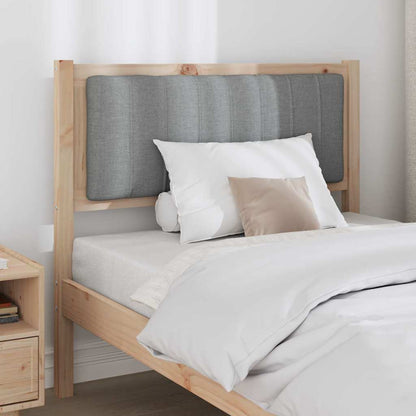 Testiera imbottita con testiera Marrone 90 cm Pino massello