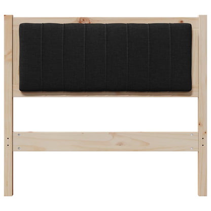 Testiera imbottita con testiera Marrone 90 cm Pino massello