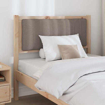 Testiera imbottita con testiera Marrone 90 cm Pino massello