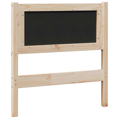 Testiera imbottita con testiera Marrone 80 cm Pino massello