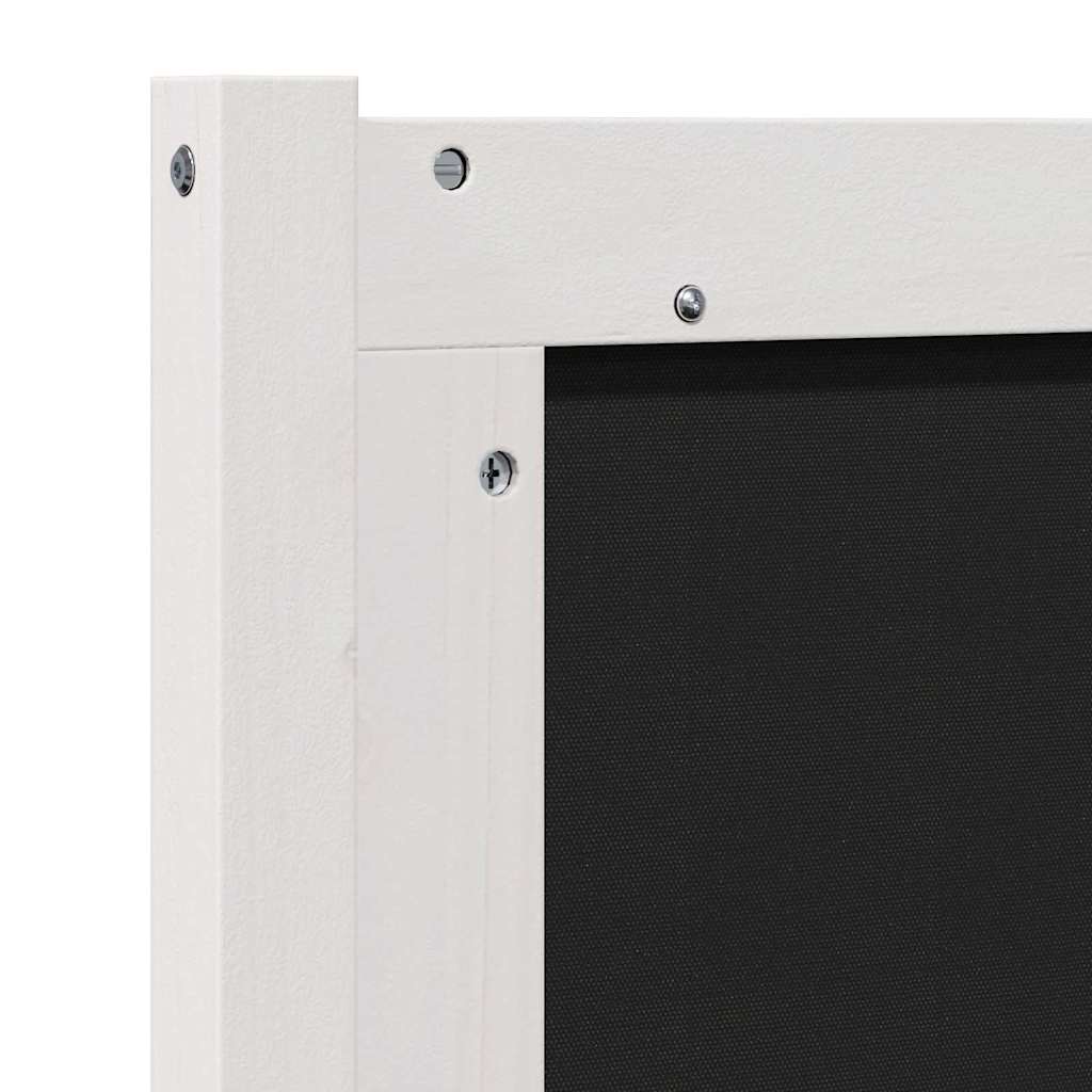 Testiera imbottita con testiera Bianco 80 cm Pino massello