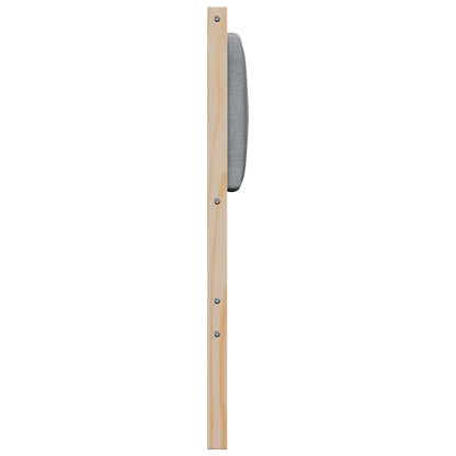 Testiera imbottita con testiera Marrone 75 cm Pino massello