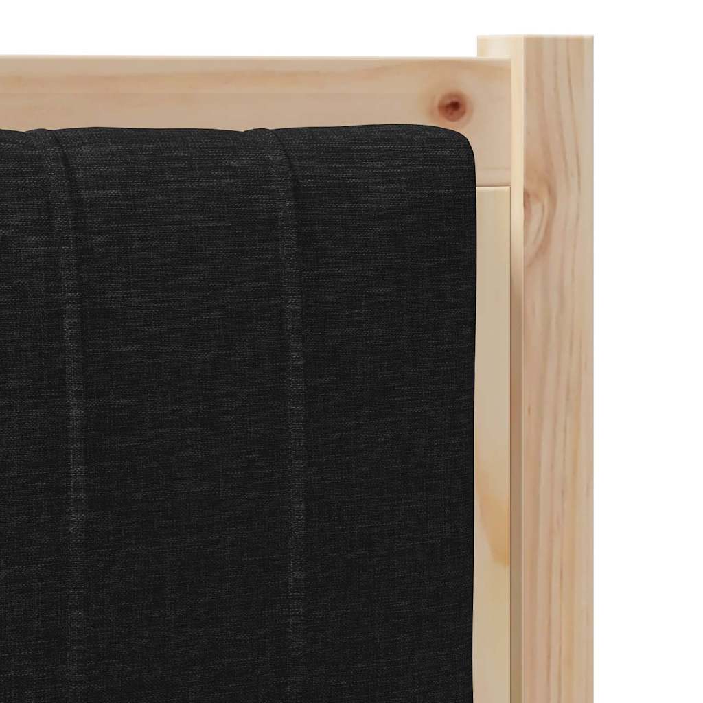 Testiera imbottita con testiera Marrone 75 cm Pino massello