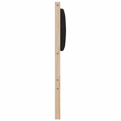 Testiera imbottita con testiera Marrone 75 cm Pino massello