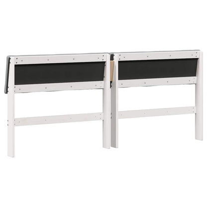 Testiera imbottita Grigio chiaro 180 cm Pino massello