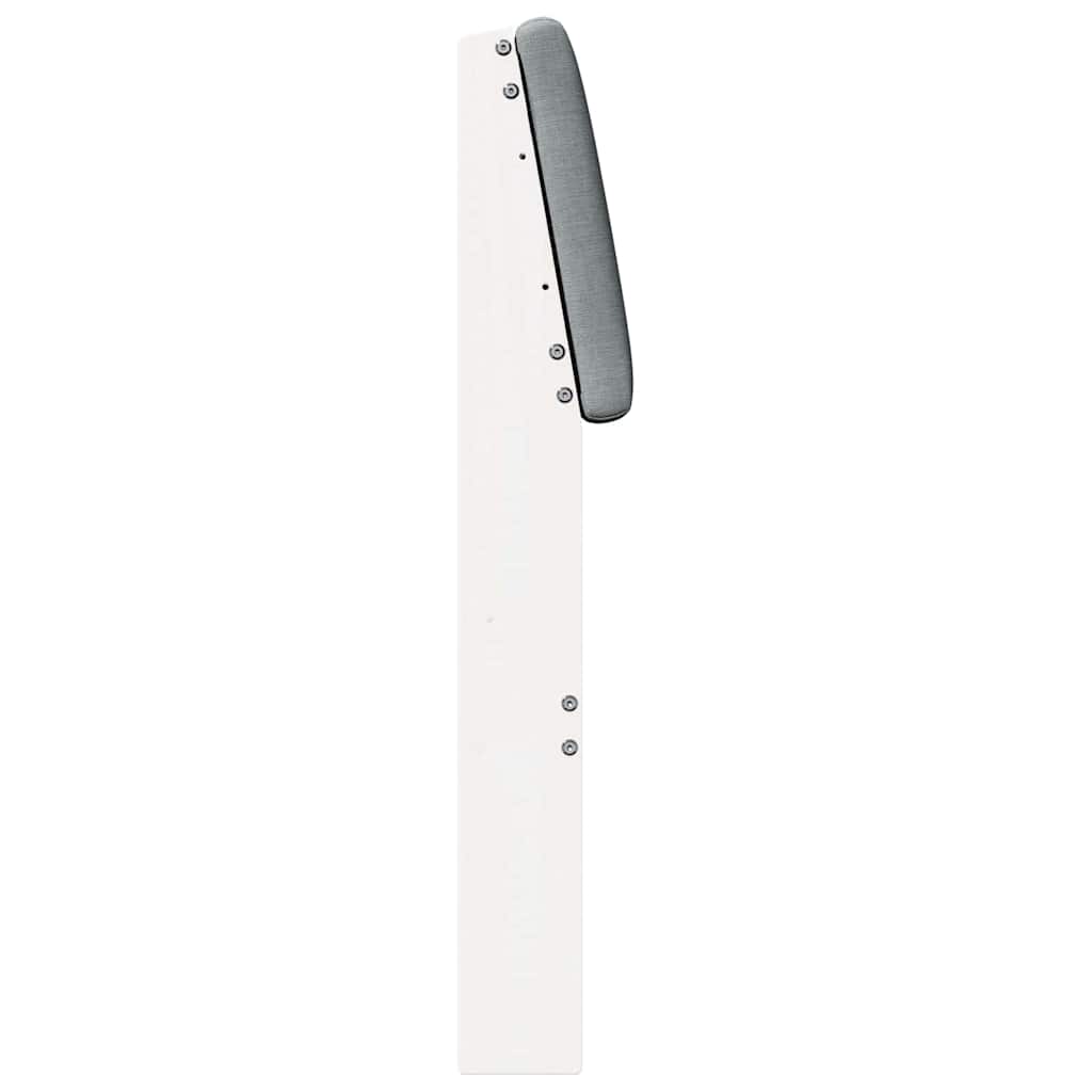 Testiera imbottita Grigio chiaro 180 cm Pino massello