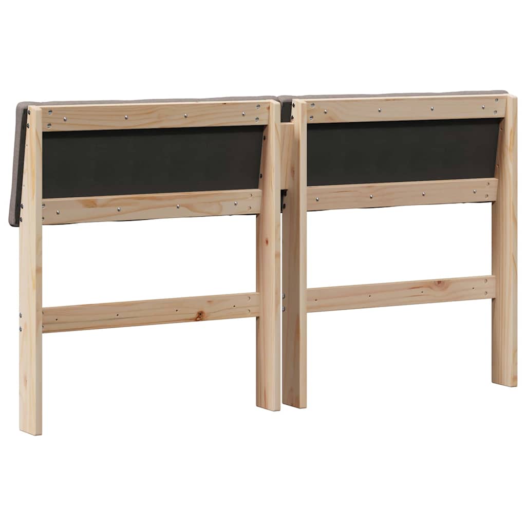 Testiera imbottita Talpa 160 cm Pino massello