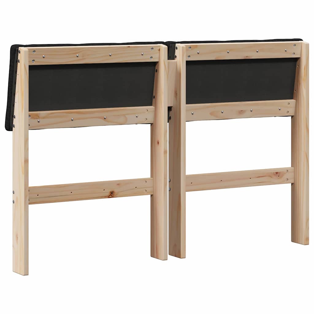 Testiera imbottita Talpa 120 cm Pino massello