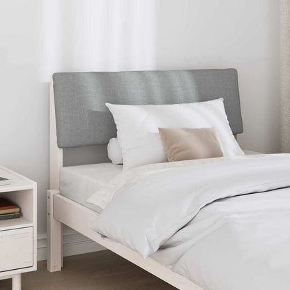 Testiera imbottita Grigio chiaro 90 cm Pino massello