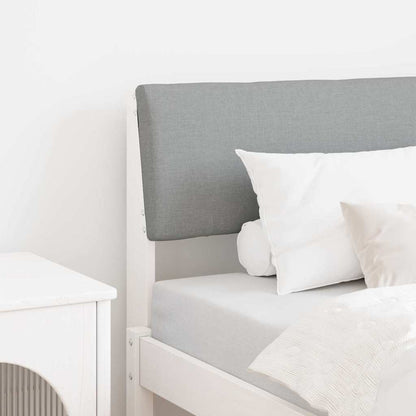Testiera imbottita Grigio chiaro 80 cm Pino massello
