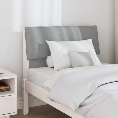 Testiera imbottita Grigio chiaro 75 cm Pino massello