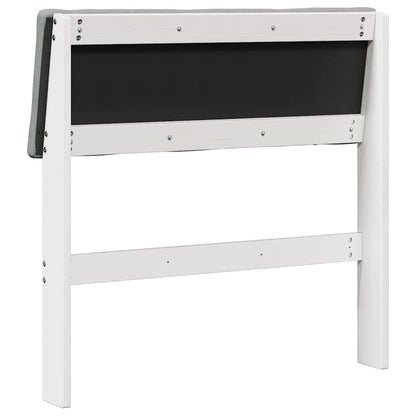 Testiera imbottita Grigio chiaro 75 cm Pino massello