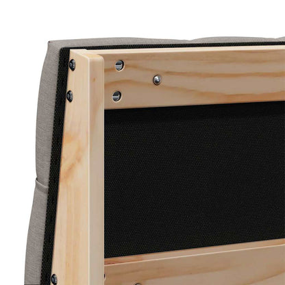 Testiera imbottita Talpa 120 cm Pino massello