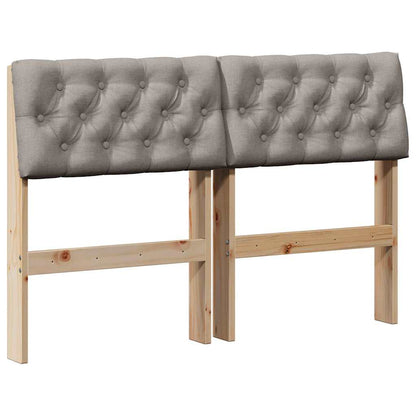 Testiera imbottita Talpa 120 cm Pino massello