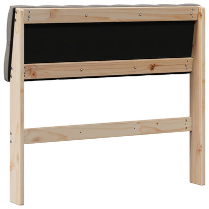 Testiera imbottita Talpa 90 cm Pino massello