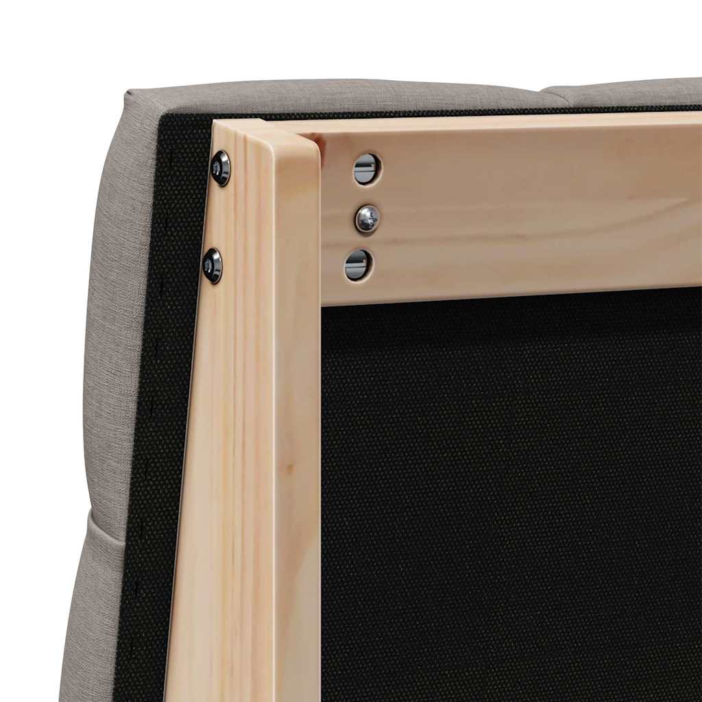 Testiera imbottita Talpa 80 cm Pino massello