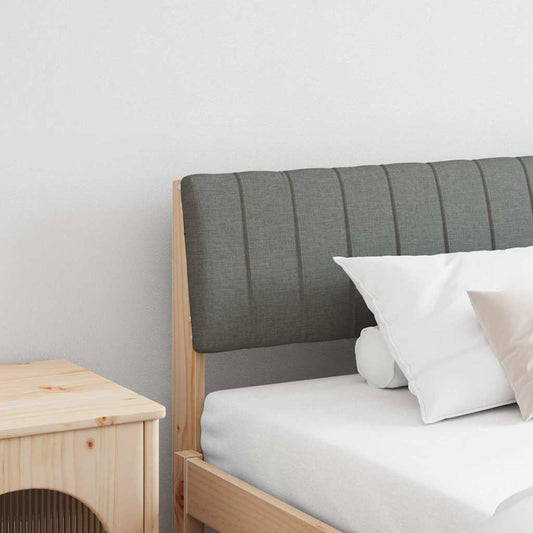 Testiera imbottita Grigio scuro 200 cm Pino massello