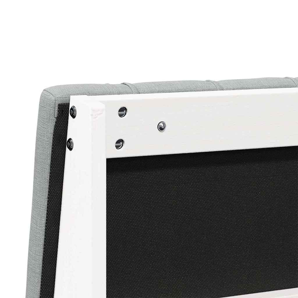 Testiera imbottita Grigio chiaro 180 cm Pino massello