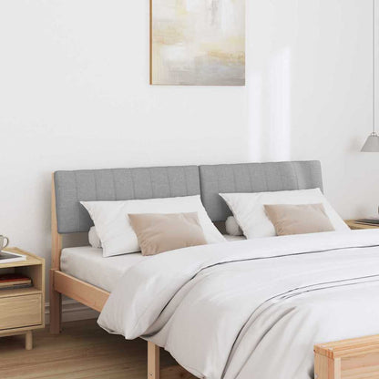 Testiera imbottita Grigio chiaro 150 cm Pino massello