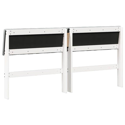 Testiera imbottita Grigio chiaro 150 cm Pino massello