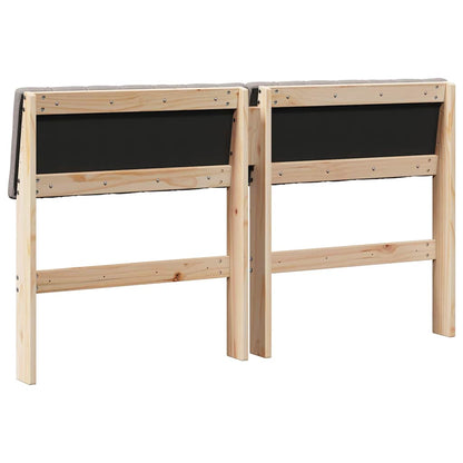 Testiera imbottita Talpa 135 cm Pino massello