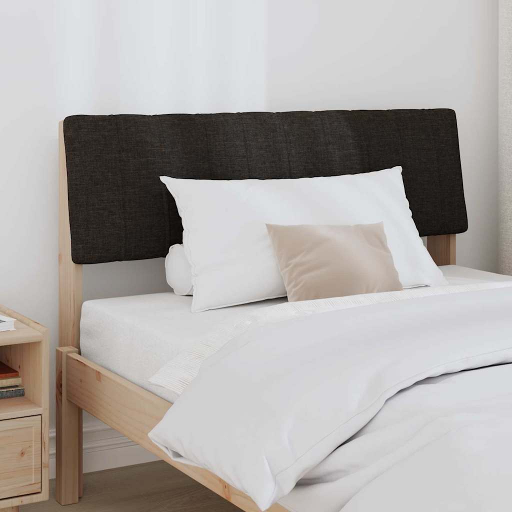 Testiera imbottita Nero 100 cm Pino massello