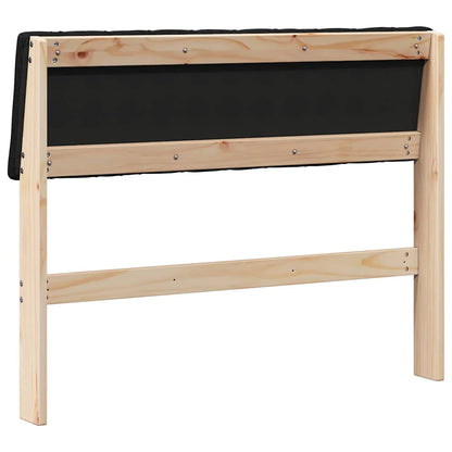 Testiera imbottita Nero 100 cm Pino massello