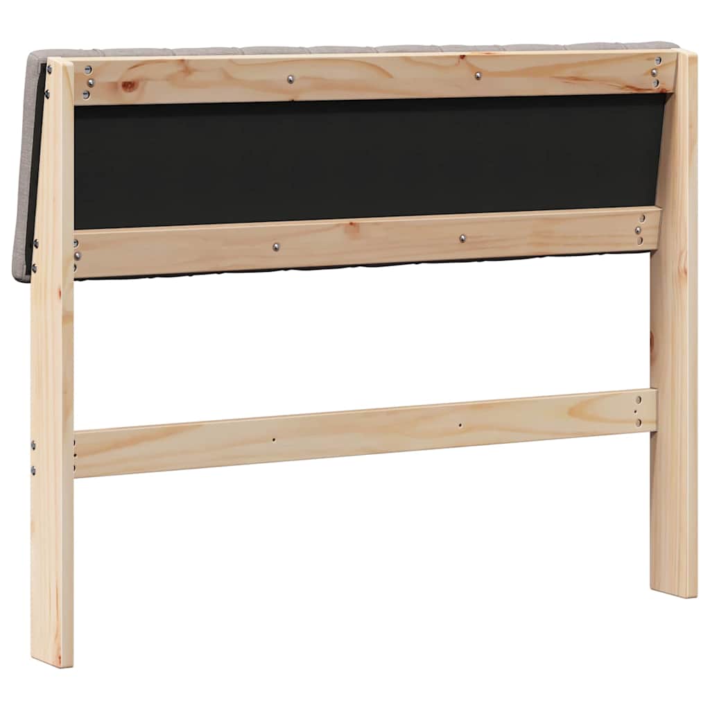 Testiera imbottita Talpa 100 cm Pino massello