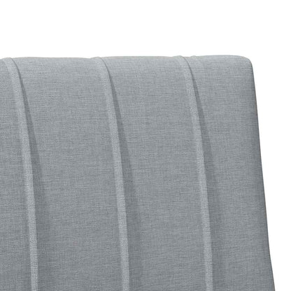 Testiera imbottita Grigio chiaro 100 cm Pino massello